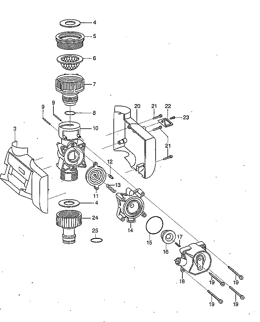 Replacement Valve For 1800 Gardena Timers Gardena Timer Valve 1800 Parts List
