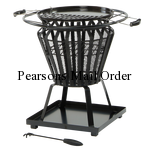 Signa Fire Basket with bbq gril