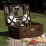 FAMILY SIZED WILLOW PICNIC HAMPER