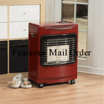 New Mini Radiant LPG Cabinet Heater Red