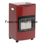 Seasons Warmth LPG Cabinet Heater  Red