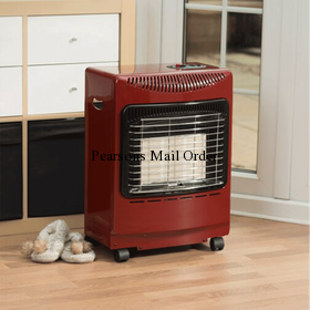 New Mini Radiant LPG Cabinet Heater Red