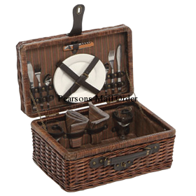 ROMANTIC WILLOW PICNIC HAMPER